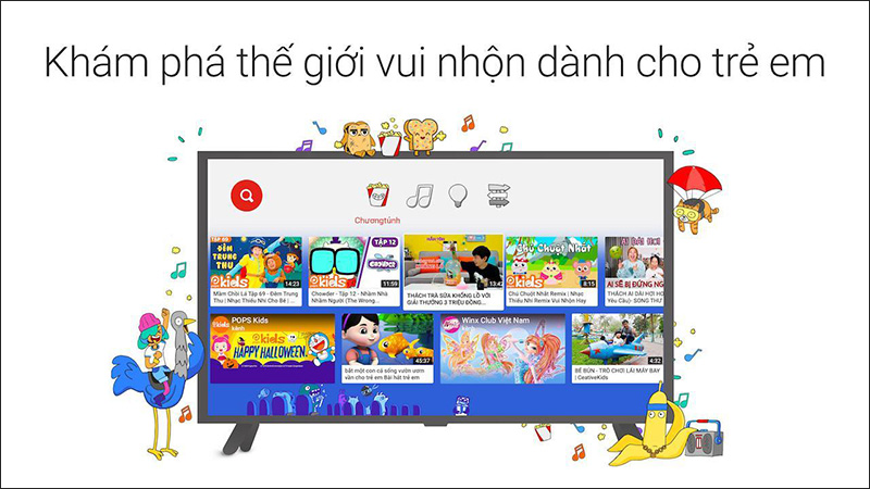 Hãy để trẻ khám phá thế giới vui nhộn trên YouTube Kids